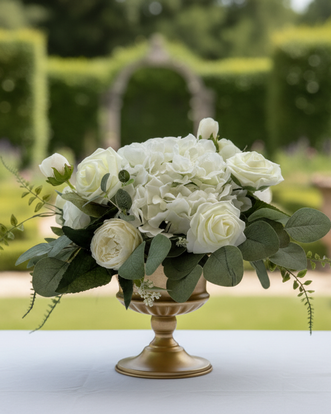 Addison Centerpiece (Gold Vase)