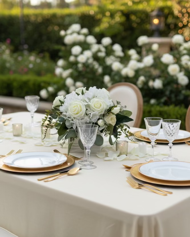 Addison Centerpiece (Whitewashed Wood Box)